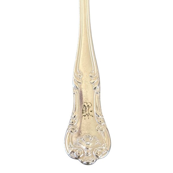 Gorham St. Regis‎ Electro Silver Plate 6" Dessert Forks Lot of 6 Monogram M. - Picture 2 of 7